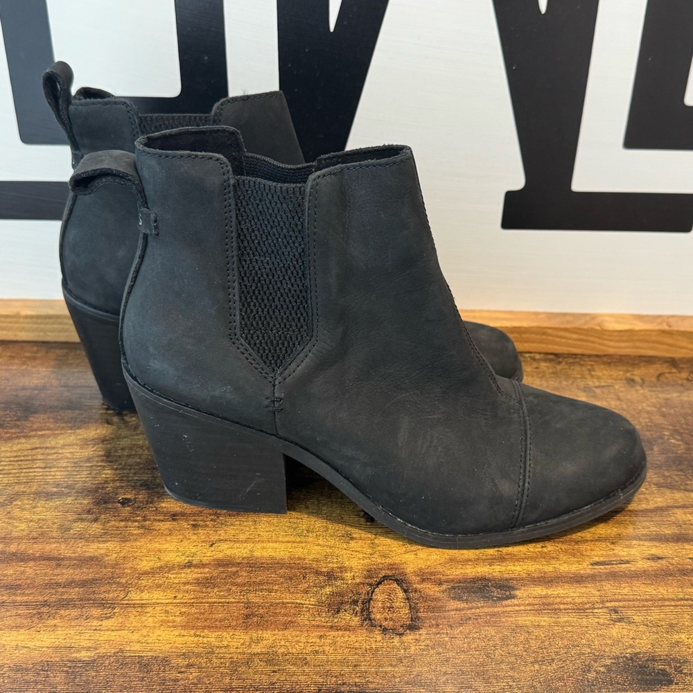 Toms Black Ankle Booties